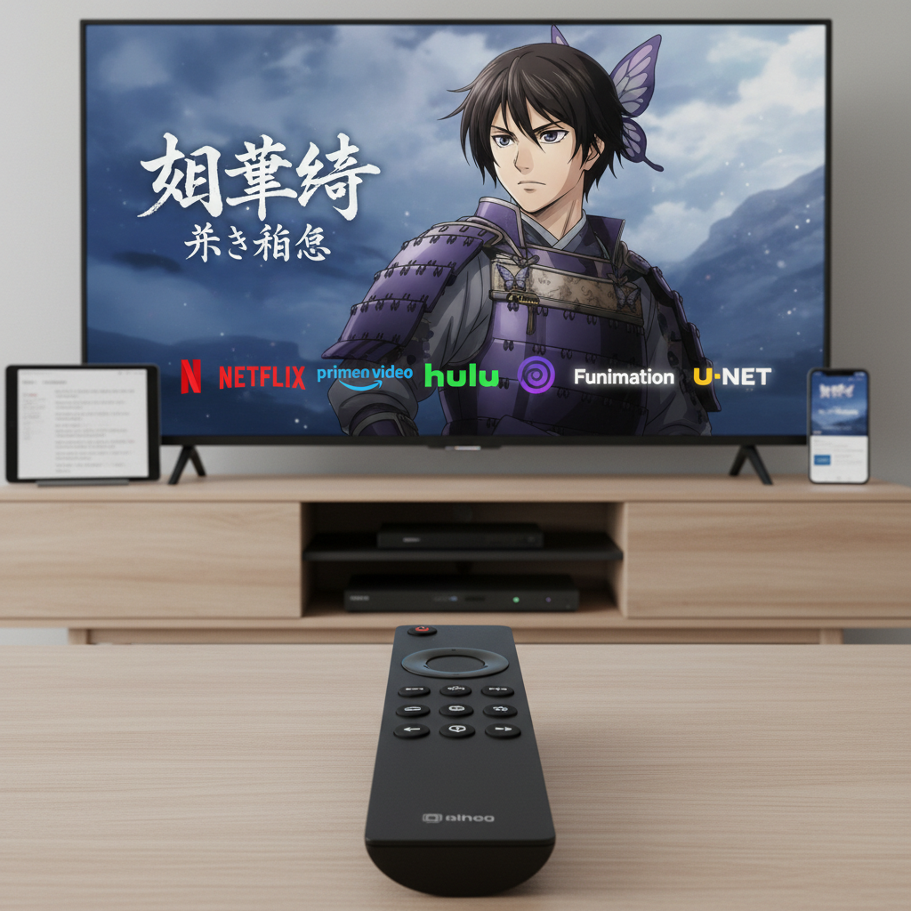 胡蝶綺 若き信長 アニメ どこで見れる サブスク