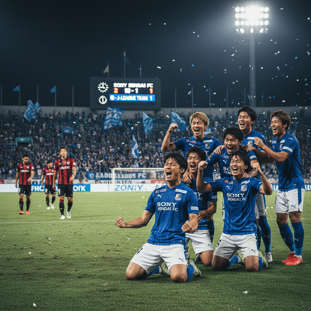 ソニー仙台FC 天皇杯 ジャイアントキリング 歴代試合