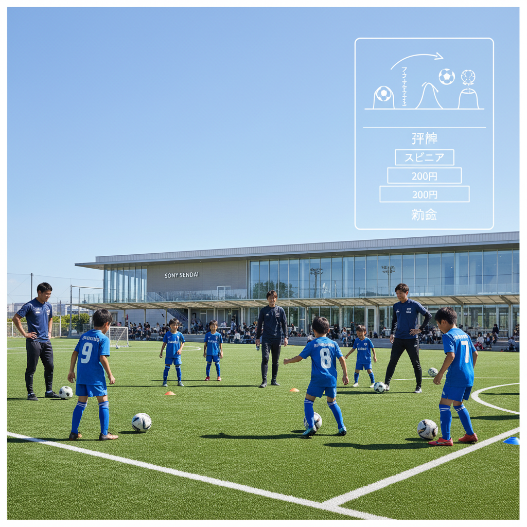 ソニー仙台 サッカースクール コーチ 評判 料金