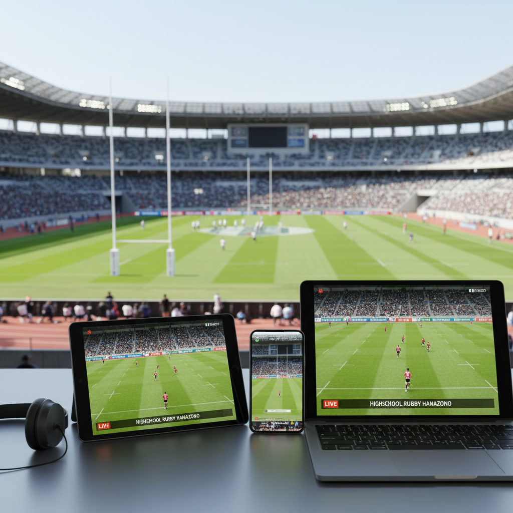 高校ラグビー花園のネット配信を無料で見る方法:どこで見れる?完全ガイド