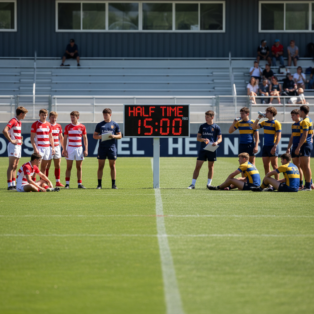 高校ラグビー 試合時間 ハーフタイム 何分