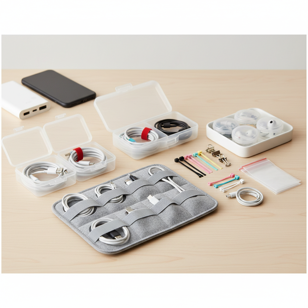 絡まない！100均で叶える充電ケーブルの持ち運び・収納術完全ガイド