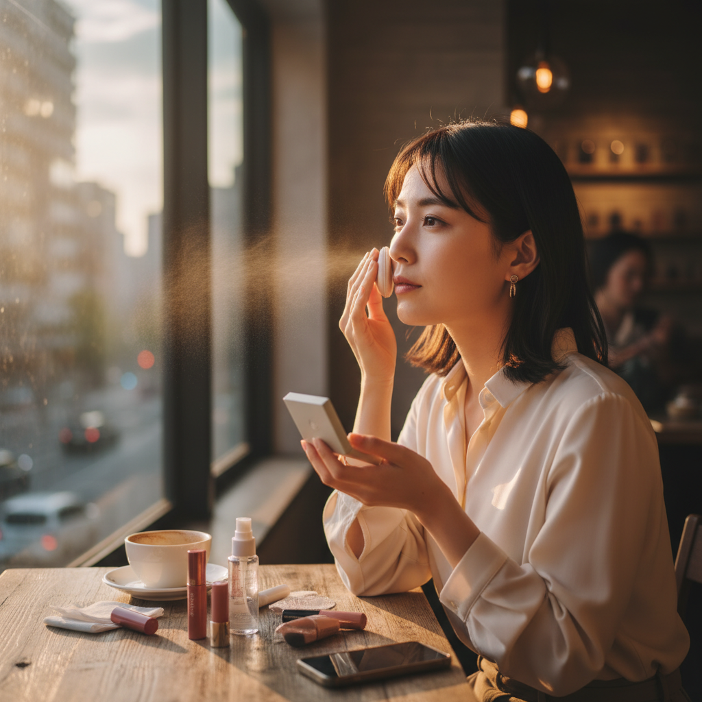 夕方顔が疲れて見える問題を解決!デパコス以外で叶える賢いメイク直し術