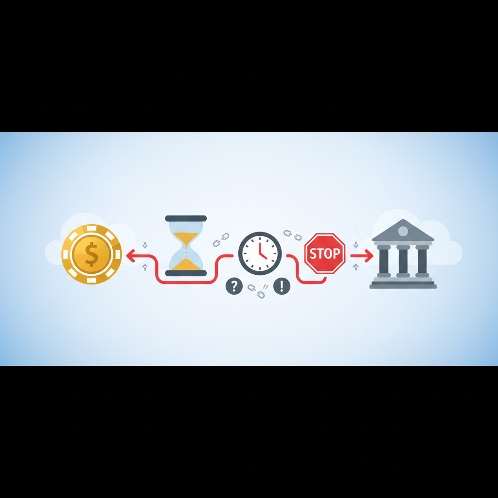 オンカジ 銀行振込 出金 遅い 着金しない 原因と対策