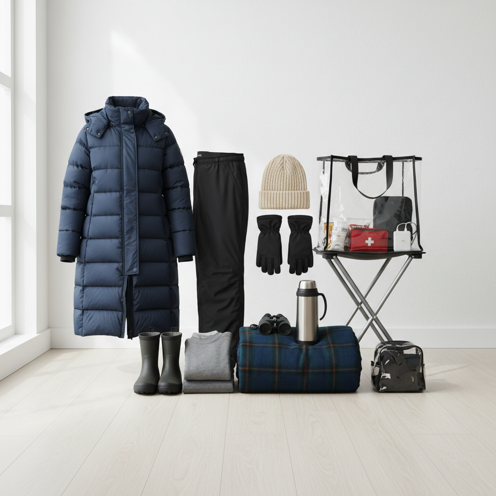 少年サッカー 観戦 防寒着 冬 おすすめ 持ち物