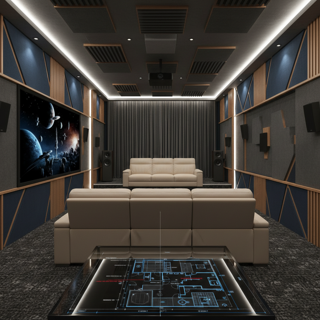 注文住宅 ホームシアター 部屋 防音 費用 間取り