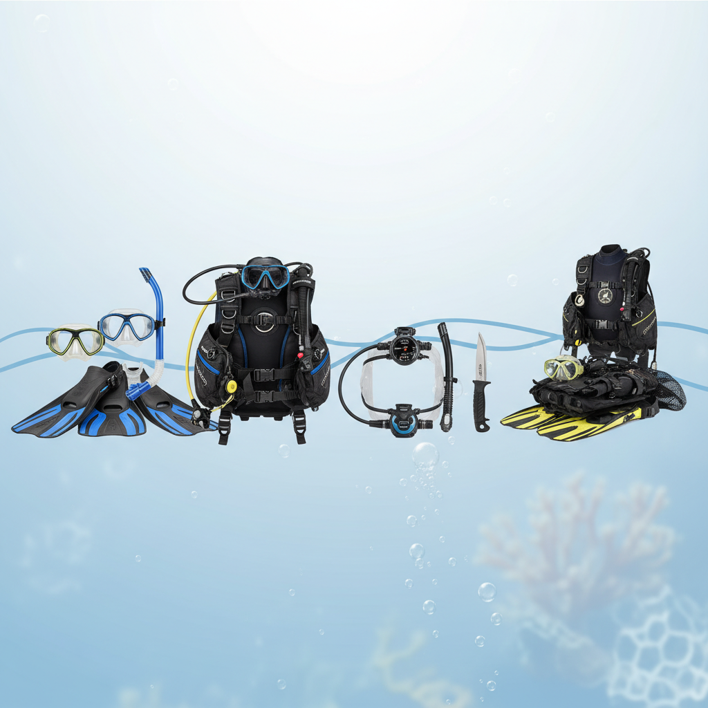 ダイビング器材 買う順番 優先度 レンタル 比較