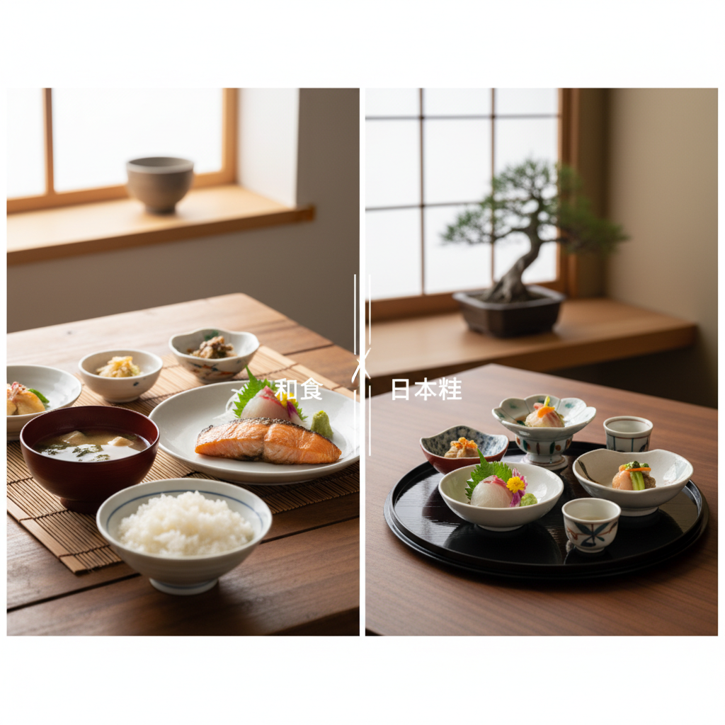 和食と日本料理の違いを徹底解説:文化から味わう日本の食の真髄