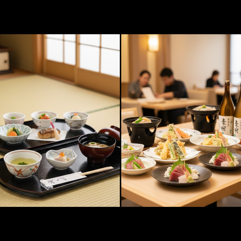 懐石料理と会席料理の決定的な違いを簡単解説!文化と作法から紐解く完全ガイド