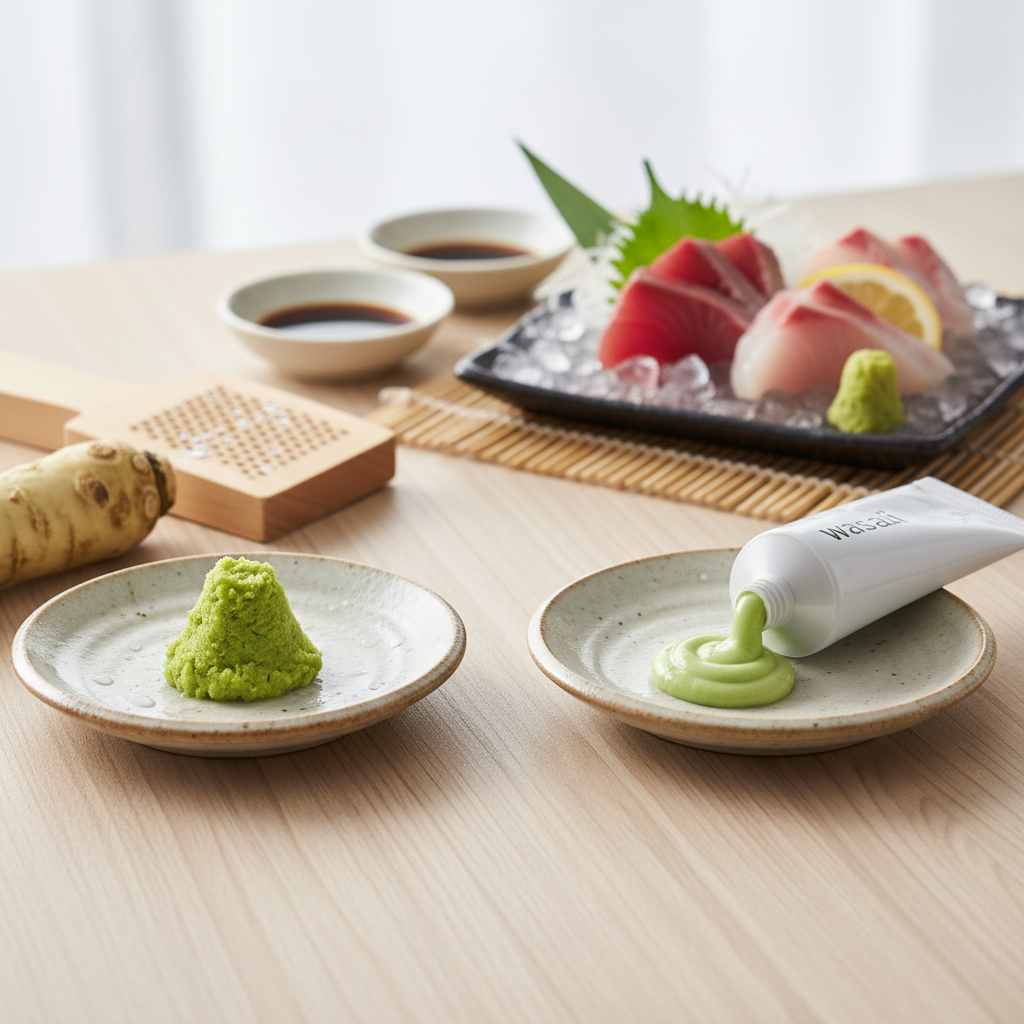 本わさびとチューブわさびの違いと栄養:日本の食文化を深く味わうガイド