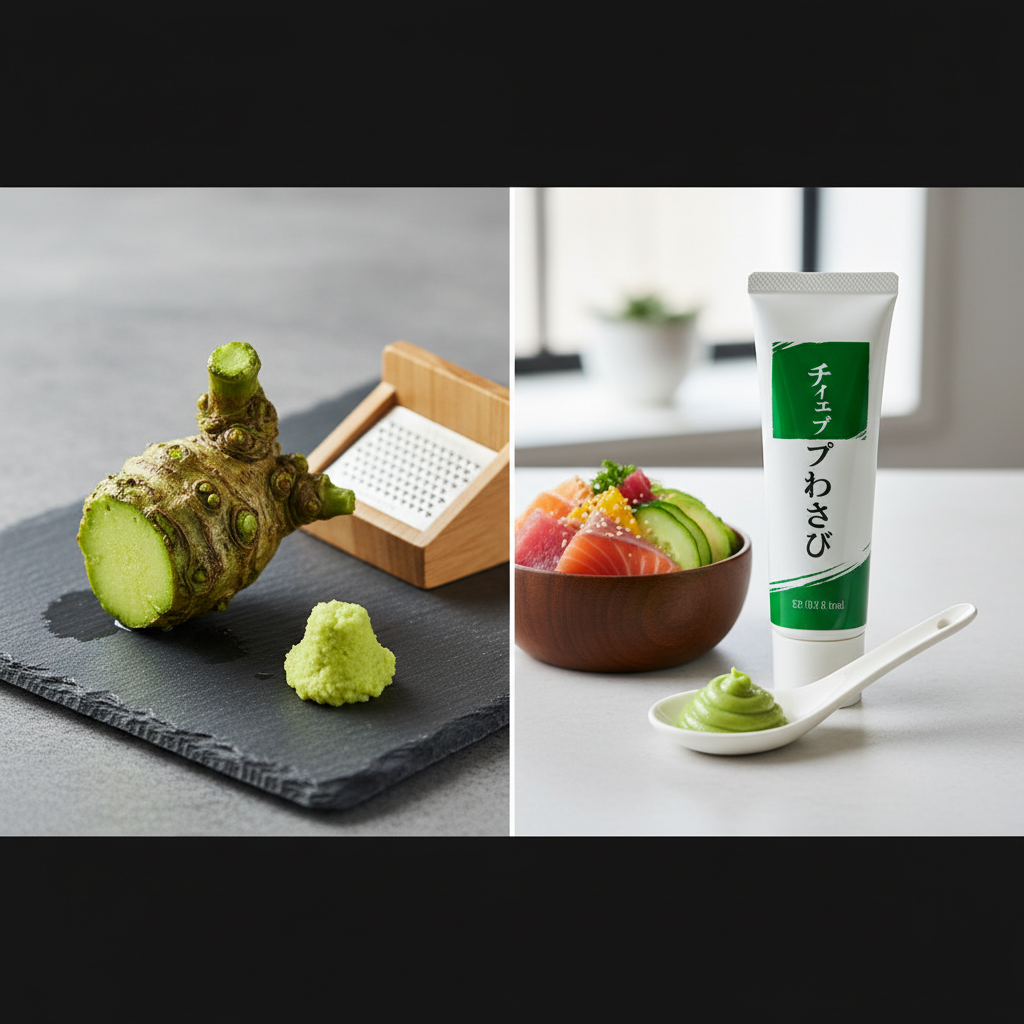 本わさび チューブ 違い 栄養