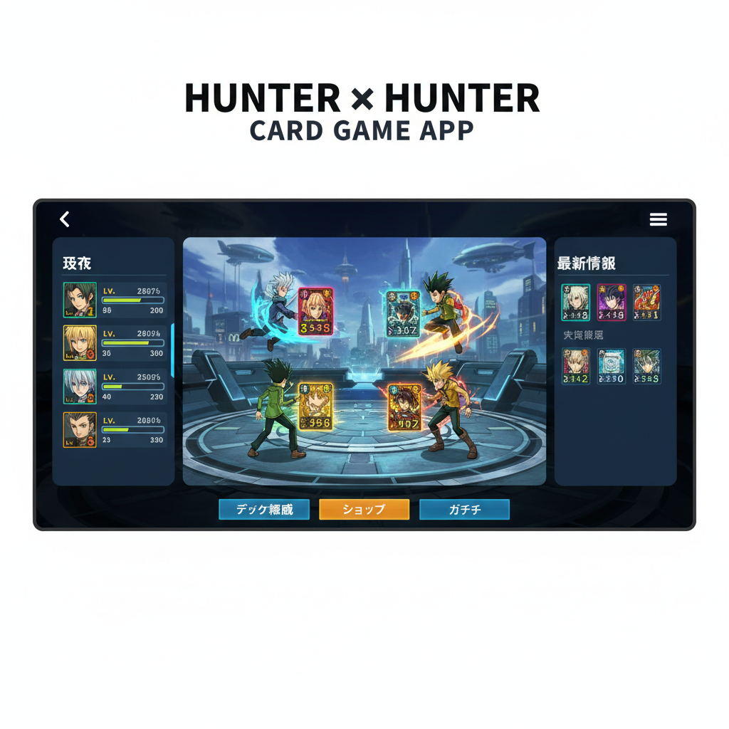 ハンターハンター カードゲーム アプリ