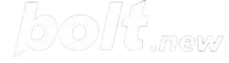 Made in Bolt.new (dark mode)