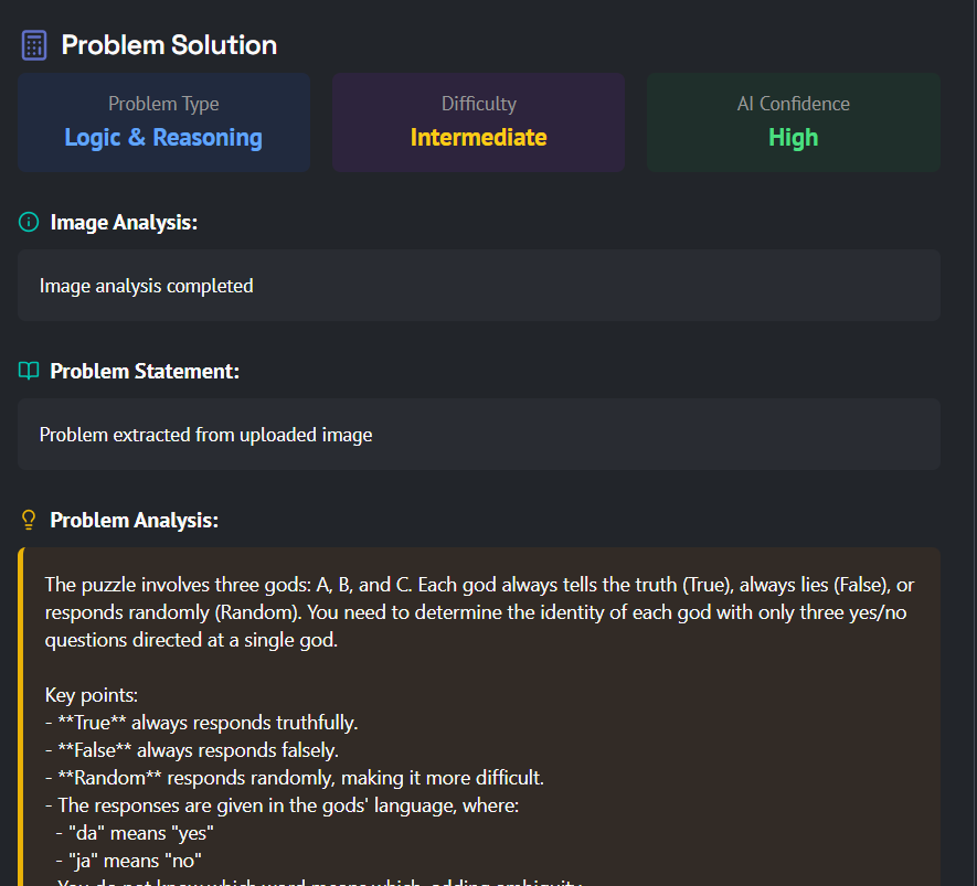 To Solve Problems