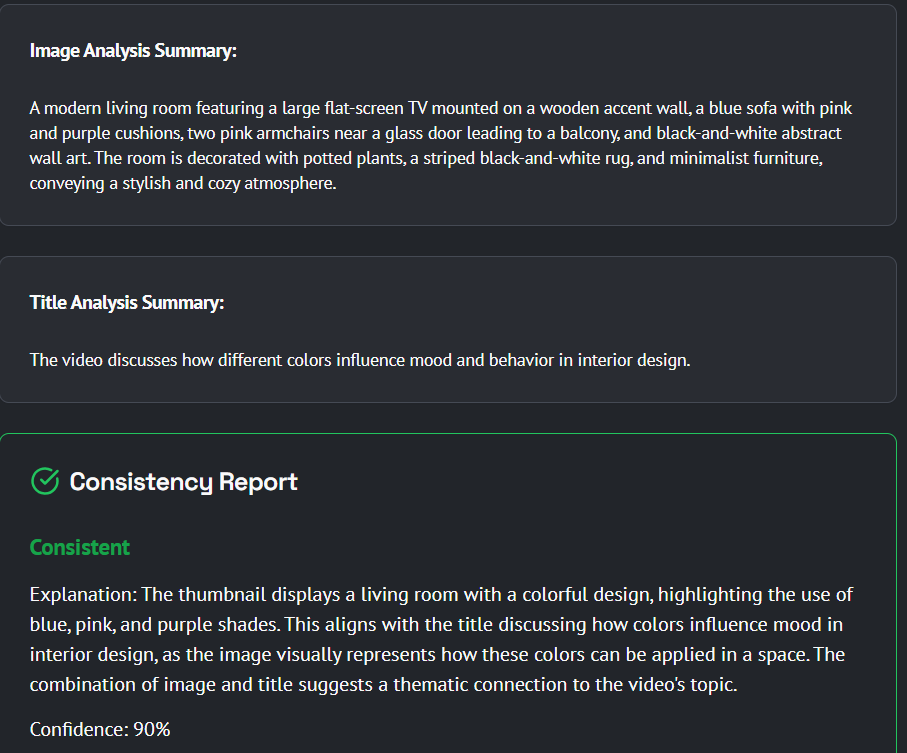 For Consistency