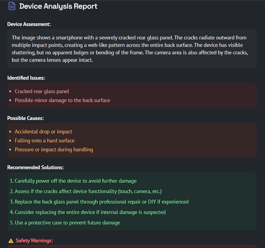 Device Diagnosis