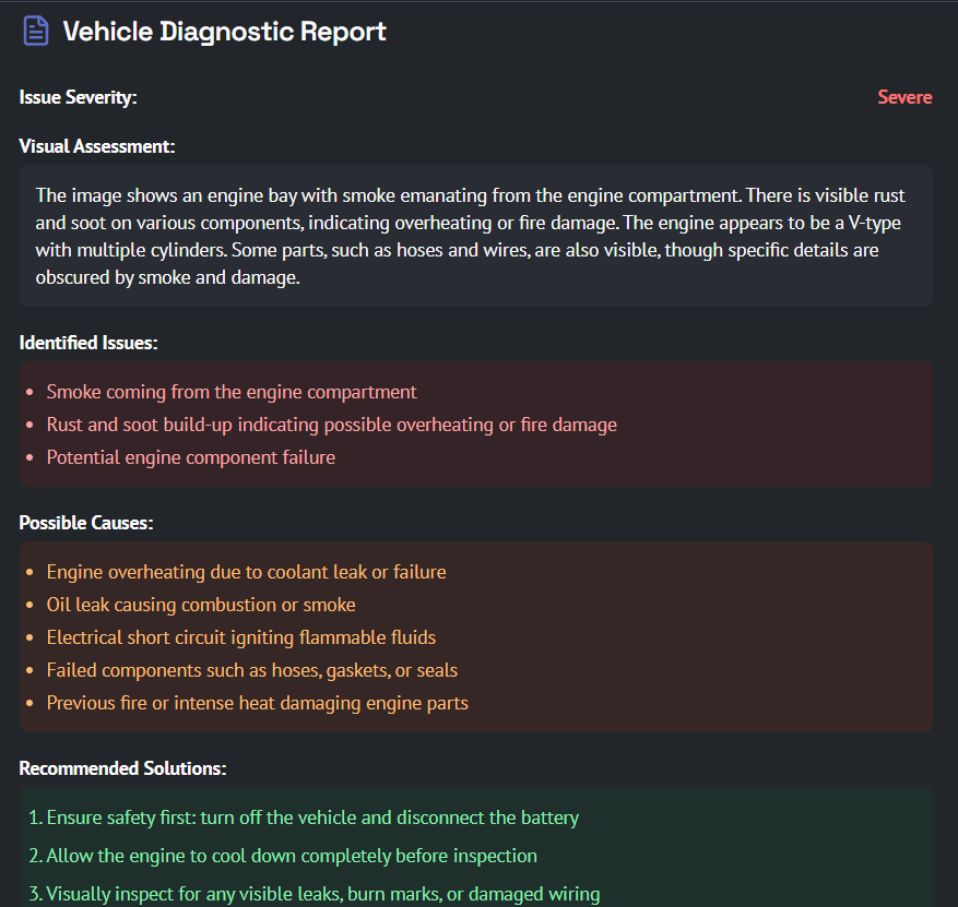 Vehicle Diagnosis