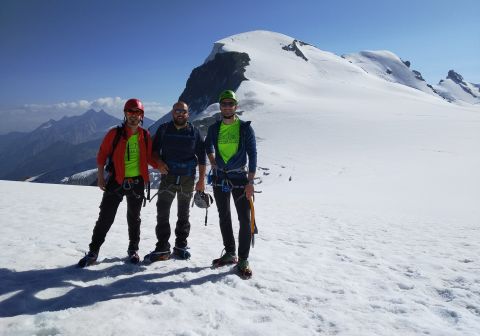 Pianoro alla base dei Breithorn