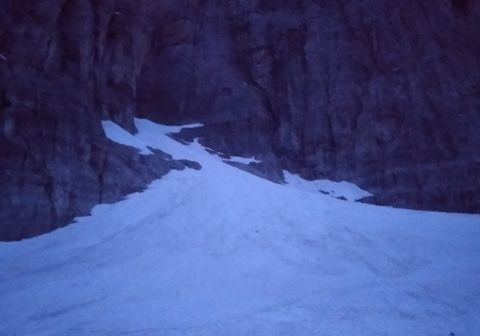 Conoide base del canalone