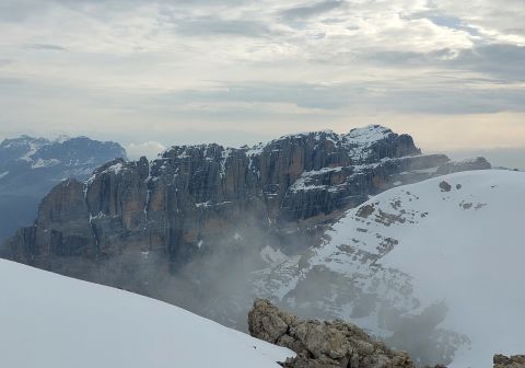 Panorama dalla cima verso Brenta
