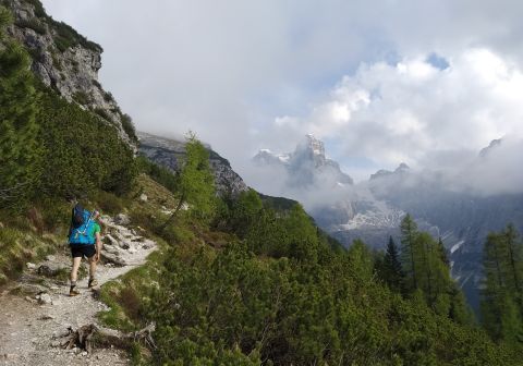 Sentiero direzione Brentei