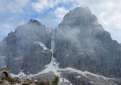 Canalone Neri visto dal rifugio