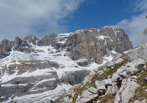 Cima Tosa dal sentiero verso il Pedrotti