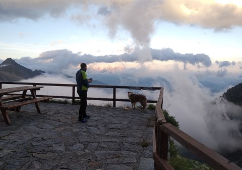 Terrazza Rifugio Ongari al Carè Alto