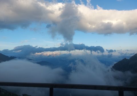 Vista da rifugio verso Brenta