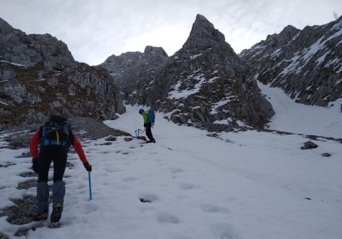 Tratto per entrare nel Canale del Canyon