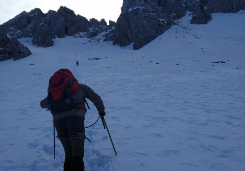 Cimon della Bagozza - Canale del Lupo - Invernale - foto 3