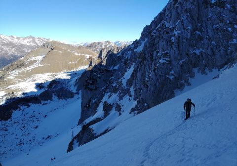 Cimon della Bagozza - Canale del Lupo - Invernale - foto 9
