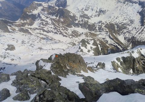 Il tratto finale su roccia