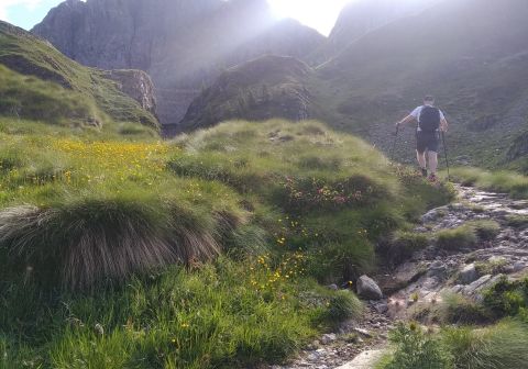 Verso la diga del lago del Diavolo