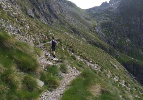 Sentiero verso il passo di Cigola