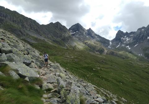 Discesa verso il passo Selletta