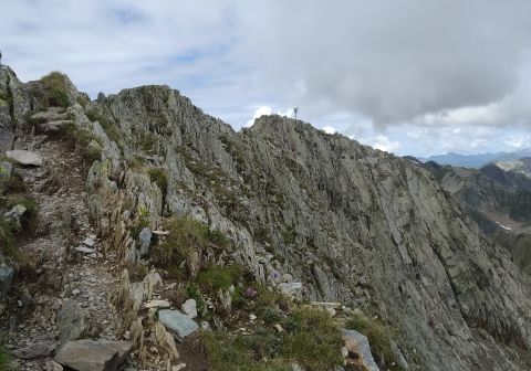 Ultimo tratto di cresta prima della cima