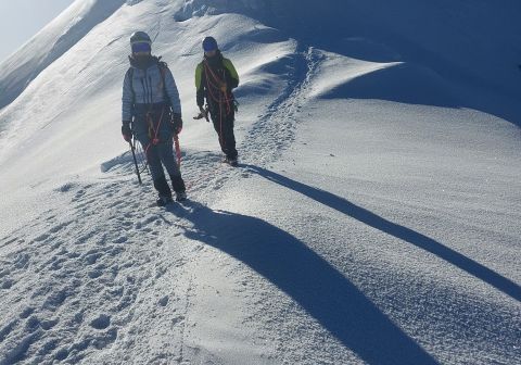 Monte Bianco - Via normale italiana dal Rifugio Gonella - foto 16