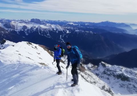 Monte Cabianca - Canale Nord invernale - foto 15