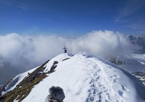 Monte Ferrante dal Rifugio Albani - Invernale - foto 11