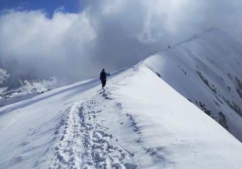 Monte Ferrante dal Rifugio Albani - Invernale - foto 13
