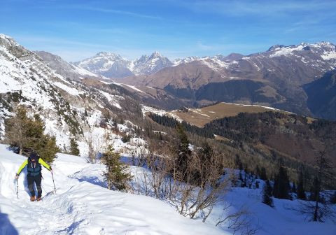 Monte Ferrante dal Rifugio Albani - Invernale - foto 4
