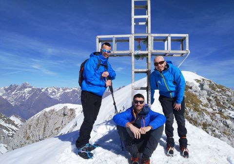 Monte Ferrante dal Rifugio Albani - Invernale - foto 12