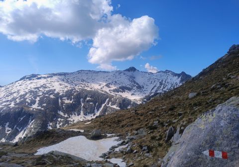Panorama sul Bruffione dal passo Serosine