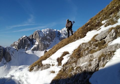 Monte Visolo invernale - Canale Ovest_4