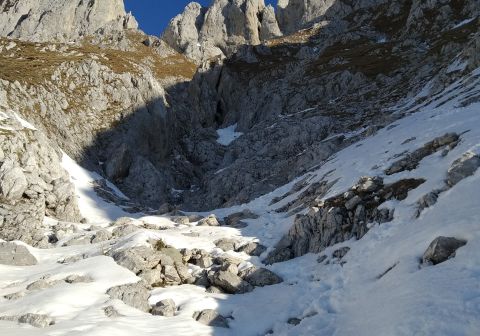 Tratto del canale Bendotti da risalire