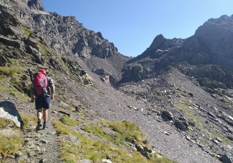 Verso la bocchetta dei camosci