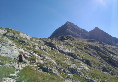 In direzione della Bocchetta di Podavit