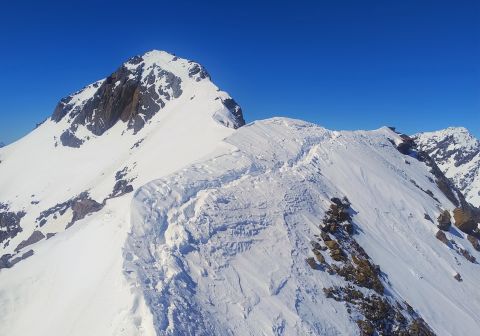 Tratto di cresta per raggiungere la Punta Cadini