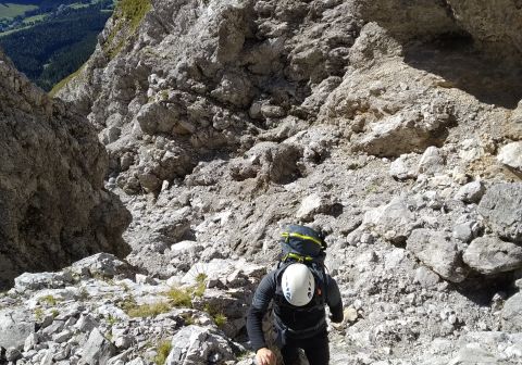 Risalita lungo il canale Bendotti